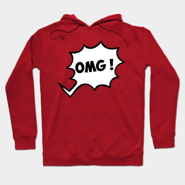 omg Hoodie by Huggy Mauve